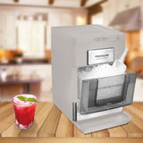 Frigidaire Gallery, 33 Lbs. Countertop Ice Maker, Stainless Steel Accents, Nugget Shaped Ice, Grey