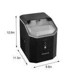 Frigidaire, 33 lbs. Ice Maker, Nugget Shaped Ice, Black
