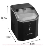 Frigidaire, 33 lbs. Ice Maker, Nugget Shaped Ice, Black