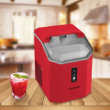 Frigidaire, 33 lbs. Ice Maker, Nugget Shaped Ice, Red