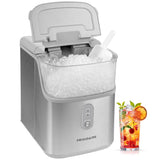 Frigidaire, 33 Lbs. Countertop Ice Maker, Nugget Shaped Ice, Stainless Steel