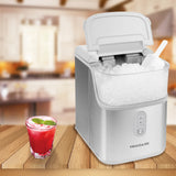 Frigidaire, 33 Lbs. Countertop Ice Maker, Nugget Shaped Ice, Stainless Steel