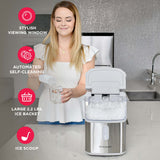Frigidaire, 33 Lbs. Countertop Ice Maker, Nugget Shaped Ice, Stainless Steel
