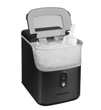 Frigidaire, 33 Lbs. Countertop Ice Maker, Nugget Shaped Ice, Black Stainless Steel