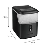Frigidaire, 33 Lbs. Countertop Ice Maker, Nugget Shaped Ice, Black Stainless Steel