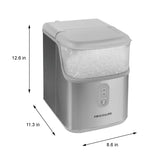 Frigidaire, 33 Lbs. Countertop Ice Maker, Nugget Shaped Ice, Stainless Steel