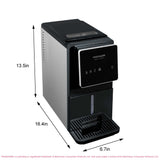 Frigidaire Gallery, 33 Lbs. Countertop Touchscreen Ice Maker, Nugget Shaped Ice, Integrated Ice Dispenser, Black