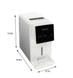 Frigidaire Gallery, 33 Lbs. Countertop Touchscreen Ice Maker, Nugget Shaped Ice, Integrated Ice Dispenser, White