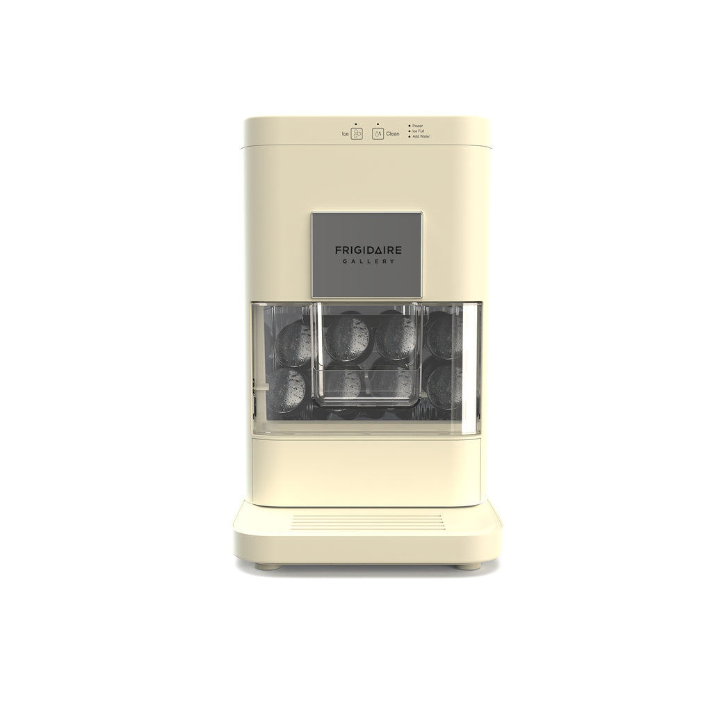 Frigidaire Gallery, Countertop Artisinal Ice Maker, Sphere Shaped Ice, Stainless Steel Trim, Cream