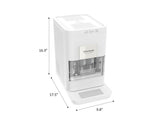 Frigidaire Gallery, Countertop Artisinal Ice Maker, Sphere Shaped Ice, Stainless Steel Trim, White