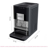 Frigidaire Gallery, Countertop Artisinal Ice Maker, Sphere Shaped Ice, Stainless Steel Trim, Black