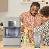Frigidaire Gallery, 44 Lbs. Countertop Touchscreen Ice Maker, Nugget Shaped Ice, Cream