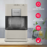 Frigidaire Gallery, 44 Lbs. Countertop Touchscreen Ice Maker, Nugget Shaped Ice, Cream