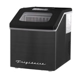 Frigidaire, 40 Lbs. Countertop Ice Maker, Sqauer Clear Shaped Ice, Black Stainless Steel