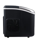 Frigidaire, 26 Lbs. Retro Countertop Ice Maker, Bullet Shaped Ice, Black