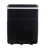 Frigidaire, 26 Lbs. Retro Countertop Ice Maker, Bullet Shaped Ice, Black with Rose Gold