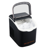Frigidaire, 26 Lbs. Retro Countertop Ice Maker, Bullet Shaped Ice, Black with Rose Gold