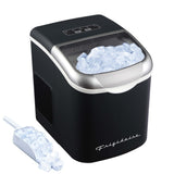 Frigidaire, 26 Lbs. Retro Countertop Ice Maker, Bullet Shaped Ice, Black