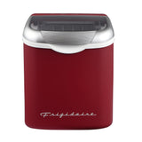 Frigidaire, 26 Lbs. Retro Countertop Ice Maker, Bullet Shaped Ice, Merlot