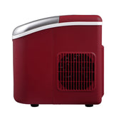 Frigidaire, 26 Lbs. Retro Countertop Ice Maker, Bullet Shaped Ice, Merlot