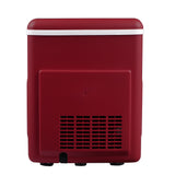 Frigidaire, 26 Lbs. Retro Countertop Ice Maker, Bullet Shaped Ice, Merlot