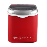 Frigidaire, 26 Lbs. Retro Countertop Ice Maker, Bullet Shaped Ice, Red