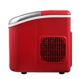 Frigidaire, 26 Lbs. Retro Countertop Ice Maker, Bullet Shaped Ice, Red
