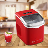 Frigidaire, 26 Lbs. Retro Countertop Ice Maker, Bullet Shaped Ice, Red