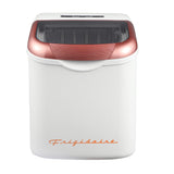 Frigidaire, 26 Lbs. Retro Countertop Ice Maker, Bullet Shaped Ice, White with Rose Gold