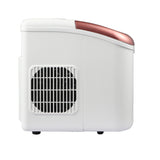 Frigidaire, 26 Lbs. Retro Countertop Ice Maker, Bullet Shaped Ice, White with Rose Gold