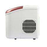 Frigidaire, 26 Lbs. Retro Countertop Ice Maker, Bullet Shaped Ice, White with Rose Gold