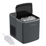 Frigidaire, 26lbs. Ice Maker,   Bullet Shaped Ice, Grey