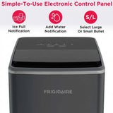 Frigidaire, 26lbs. Ice Maker,   Bullet Shaped Ice, Grey