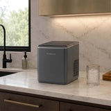 Frigidaire, 26lbs. Ice Maker,   Bullet Shaped Ice, Grey
