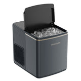 Frigidaire, 26lbs. Ice Maker,   Bullet Shaped Ice, Grey