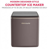 Frigidaire, 26lbs. Ice Maker, Bullet Shaped Ice, Mauve