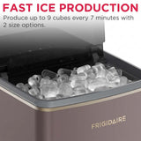 Frigidaire, 26lbs. Ice Maker, Bullet Shaped Ice, Mauve