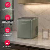 Frigidaire, 26lbs. Ice Maker, Bullet Shaped Ice, Moss