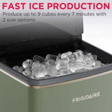 Frigidaire, 26lbs. Ice Maker, Bullet Shaped Ice, Moss