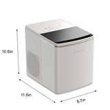 Frigidaire, 26lbs. Ice Maker, Bullet Shaped Ice, White