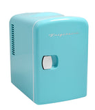 Frigidaire, 6 Can/4 Liter Mini Personal Fridge Cooler, Blue
