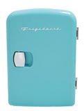 Frigidaire, 6 Can/4 Liter Mini Personal Fridge Cooler, Blue