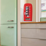 Frigidaire, 10 Can Vending Machine Style Beverage Dispenser/Fridge, Red