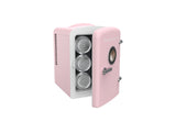 Frigidaire, 6 Can/4 Liter Mini Personal Fridge Cooler, With Bluetooth® Speaker, Pink