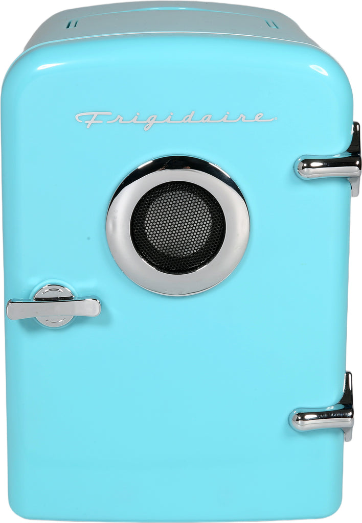 Frigidaire, 6 Can/4 Liter Mini Personal Fridge Cooler, With Bluetooth® Speaker, Blue