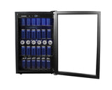 Frigidaire, 128 Can/36 Bottle, 4.4 Cu. Ft. Wine/Beverage Center, Glass Door, Stainless Steel