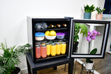 Frigidaire, 1.6 Cu. Ft. Glass Door Compact Refrigerator, Black