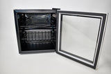 Frigidaire, 1.6 Cu. Ft. Glass Door Compact Refrigerator, Black