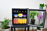 Frigidaire, 1.6 Cu. Ft. Glass Door Compact Refrigerator, Black
