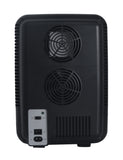 Frigidaire 15 Can/10 Liter Beauty Lighted Mirror Mini Personal Fridge Cooler, Black